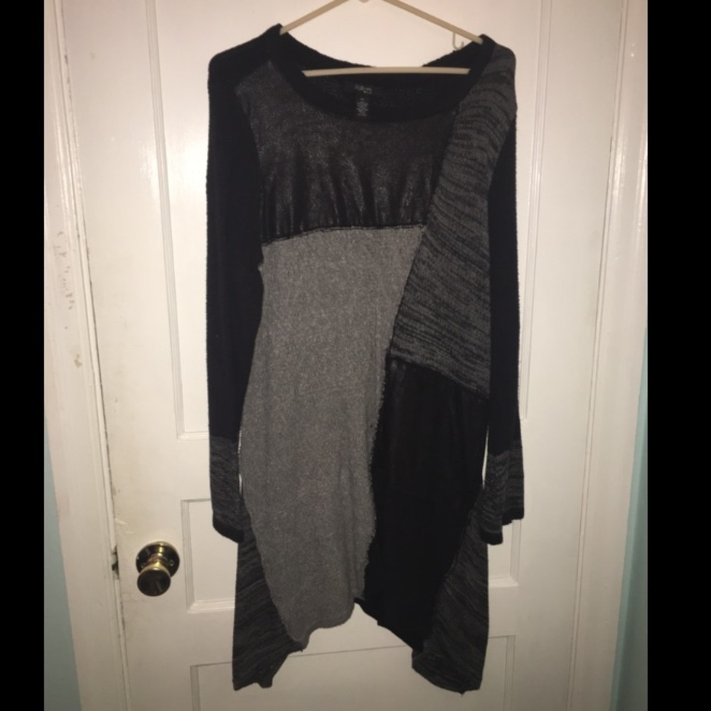 Oversized Patch Sweater